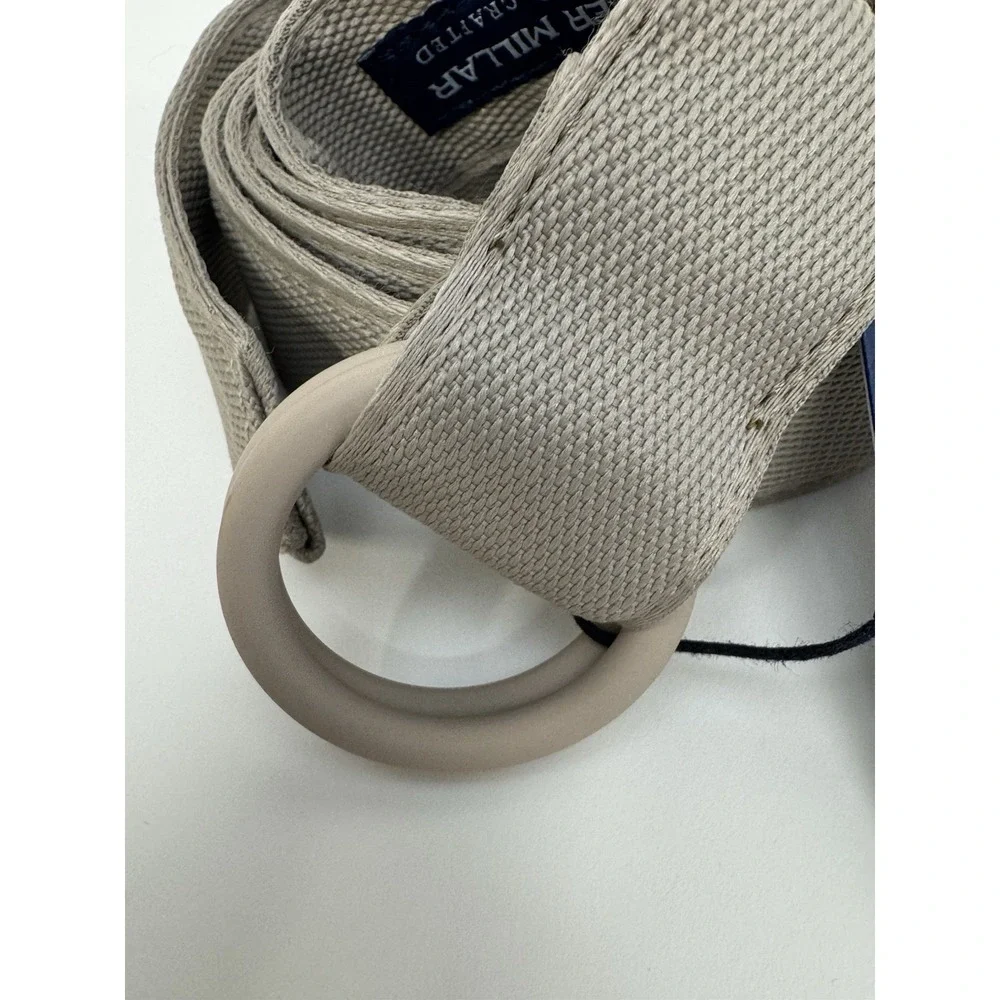 NWT PETER MILLAR‎ CROWN CRAFTED PERFORMANCE O-RING BELT SIZE XXL 2XL KHAKI $90
